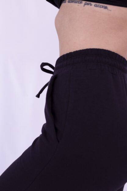 Calça Jogger Molecotton Fem - Cinza Mescla / Preto - Image 3